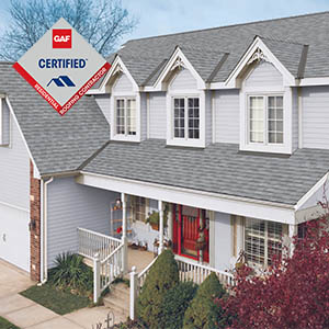 GAF Certified Contractor - Click to view shingles and warranty